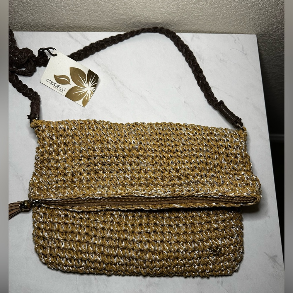 Cappelli Straw Crossbody Bag - NWT